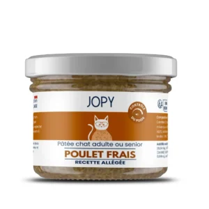 Pâtée Allégée au Poulet Frais - Chat Jopy
