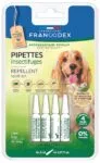 Pipettes antiparasitaires répulsives chien Francodex