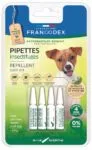 Pipettes antiparasitaires répulsives petit chien Francodex