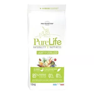 Croquettes Pure Life Chien Light & Stérilisé