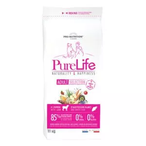 Croquettes Pure Life Chien Adulte Sélection Agneau