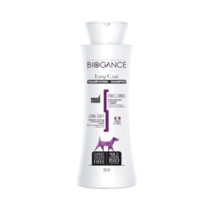 shampoing poils longs chien biogance