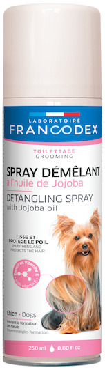 Spray démélant Francodex à l'huile de jojoba