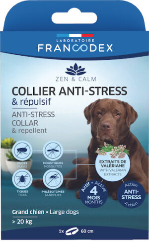 Collier anti-stress et répulsif grand chien Zen & Calm