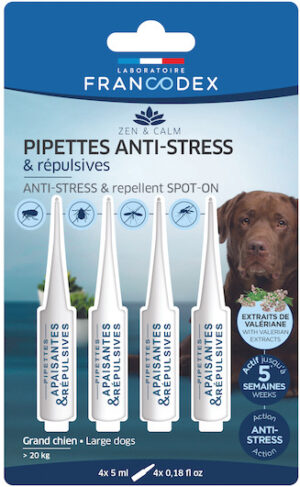 Pipettes anti-stress et répulsives grand chien Zen & Calm
